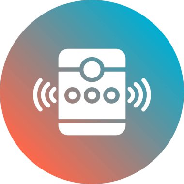 Radyo simgesinin vektör illüstrasyonu