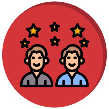 İnsan simgesinin vektör illüstrasyonu