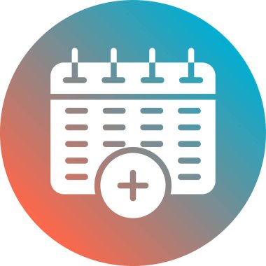 Mobil için vektör modern düz simge. 10 saniye.