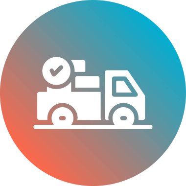 Taşıma simgesinin vektör illüstrasyonu