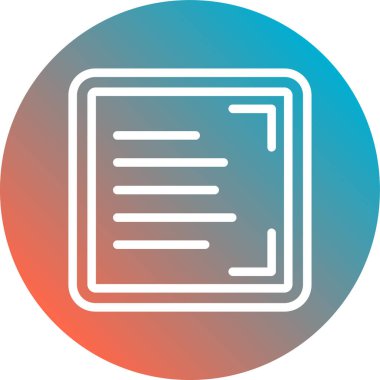 Vektör belgesi Simge illüstrasyonu