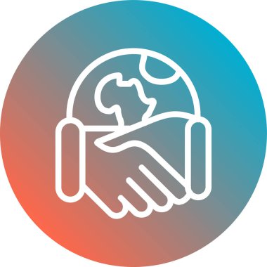 El sıkışma simgesi vektör illüstrasyonu