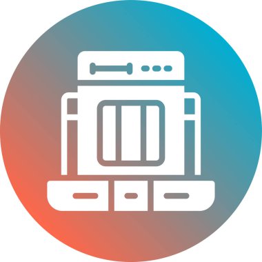 Modern b 'nin vektör illüstrasyonu eksik simgesi