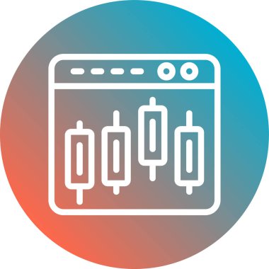 Vektör illüstrasyonu, simge ögesi biçimi