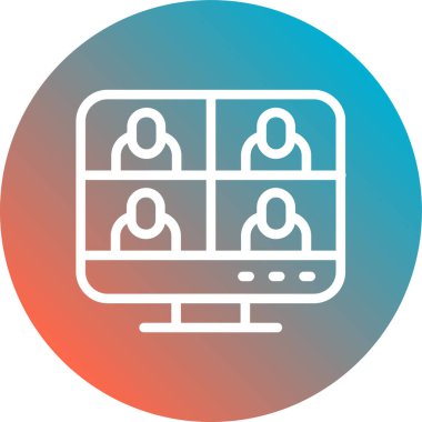 İnsan simgesinin vektör illüstrasyonu