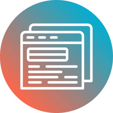 vektör gazetesi ico, vektör illüstrasyon