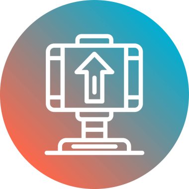 seo modern simgesinin vektör illüstrasyonu