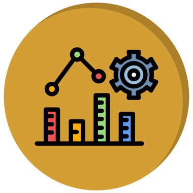 seo modern simgesinin vektör illüstrasyonu