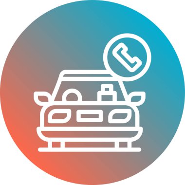 telefon simgesi vektör illüstrasyonu