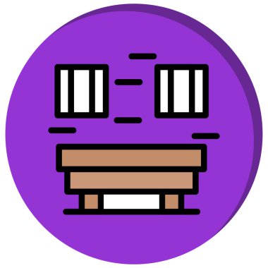 Cadılar Bayramı ikonu. vektör illüstrasyonu