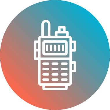 radyo vektör simgesi modern illüstrasyon tasarımı