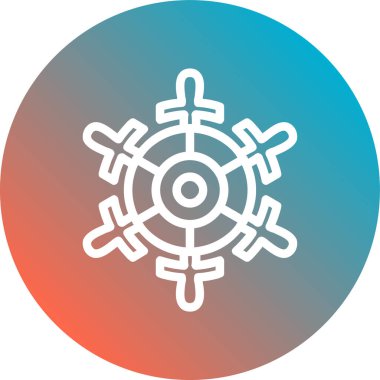 Modern simgenin vektör illüstrasyonu