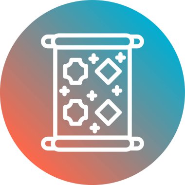 Modern simgenin vektör illüstrasyonu