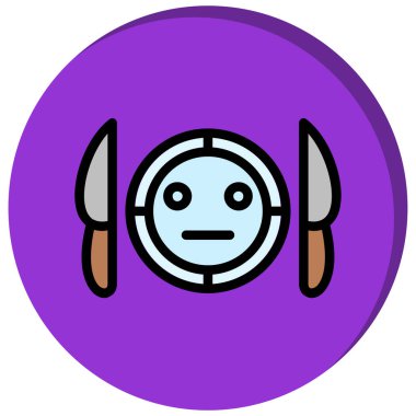 Seo simgesinin vektör illüstrasyonu