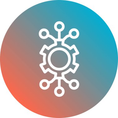 seo modern simgesinin vektör illüstrasyonu