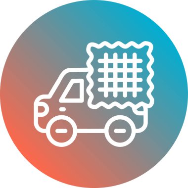 araba simgesi vektör illüstrasyonu