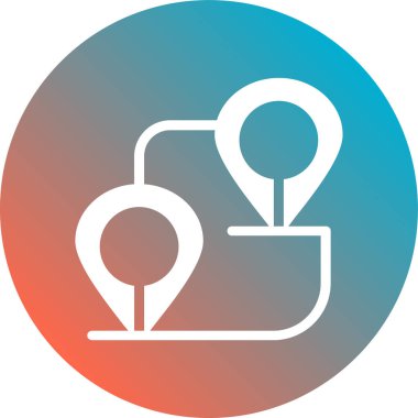 Harita işaretleyici. Basit tasarım