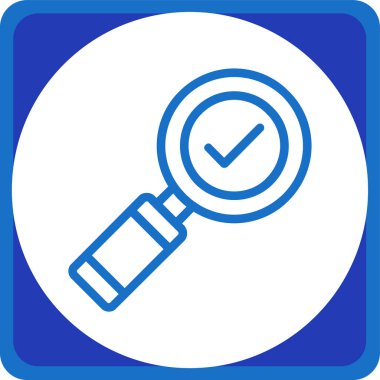 Tamam. Web simgesi basit illüstrasyon