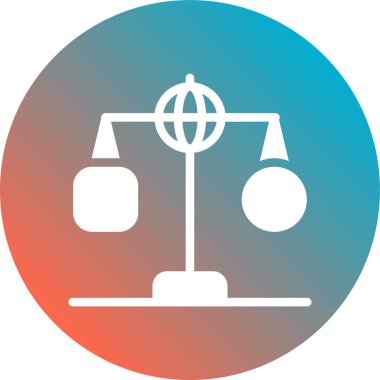 Simge vektör illüstrasyonunu dengele