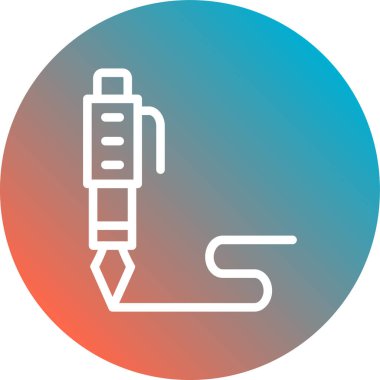 kalem simgesinin vektör illüstrasyonu