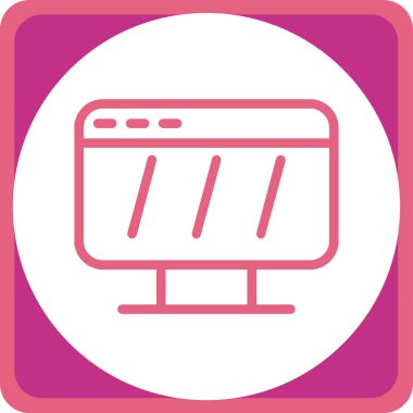 bilgisayar simgesi, vektör illüstrasyonu