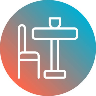 Yedek kulübesi Web simgesi vektör illüstrasyonu