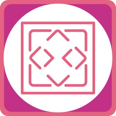 Bir yıldız simgesinin vektör illüstrasyonu