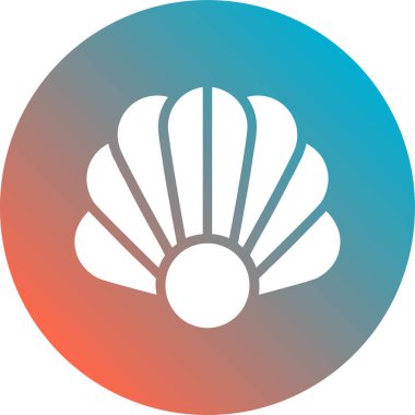 deniz kabuğu, illüstrasyon, vektör, beyaz bir sırtüstü