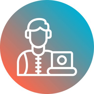 seo modern simgesinin vektör illüstrasyonu