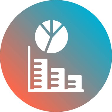 Bir bitki simgesinin vektör illüstrasyonu