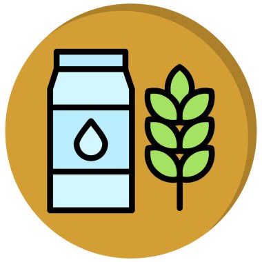 Yağ şişesi ikonu. Web için yağ vektörü simgelerinin özet çizimi