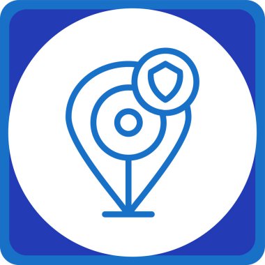 konum simgesi. Harita işaretleyici. vektör illüstrasyonu