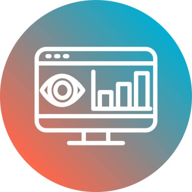 Modern simgenin vektör illüstrasyonu