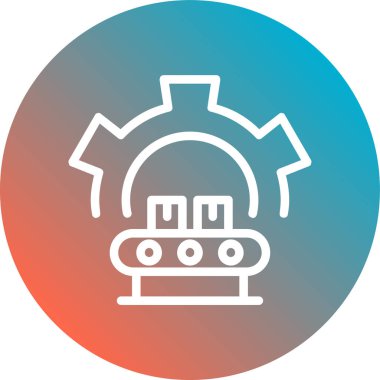 Bir binanın vektör simgesi