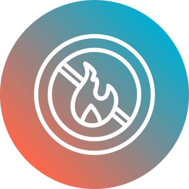 Gaz simgesinin vektör illüstrasyonu