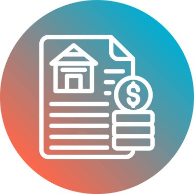 belge simgesi, vektör çizimi