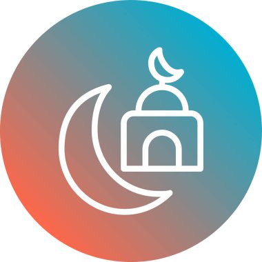 Ramazan simgesinin vektör illüstrasyonu