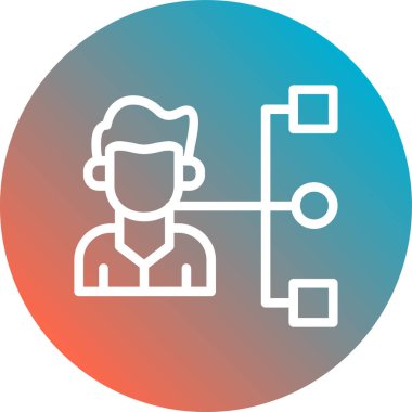 Takım Yetenekleri Çizgisi Gradyan Arkaplanı.