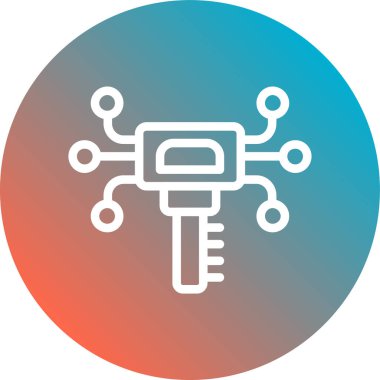 seo modern simgesinin vektör illüstrasyonu