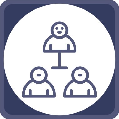 İnsan simgesinin vektör illüstrasyonu