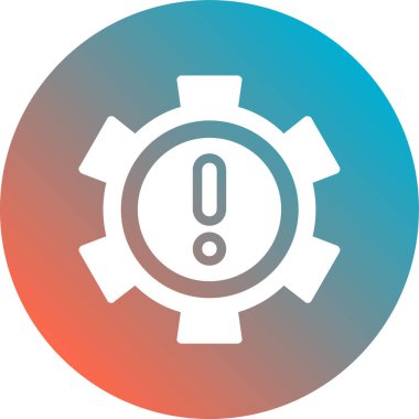 dişli simgesi vektör illüstrasyonu