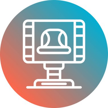 Modern eğitim ikonunun vektör illüstrasyonu