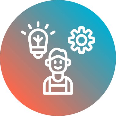 seo modern simgesinin vektör illüstrasyonu