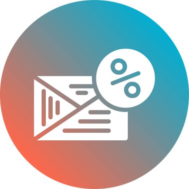 Vektör E- posta simgesi illüstrasyonu