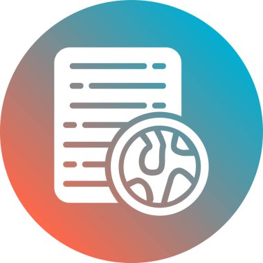 Belge simgesinin vektör illüstrasyonu