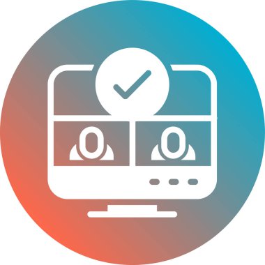 seo modern simgesinin vektör illüstrasyonu