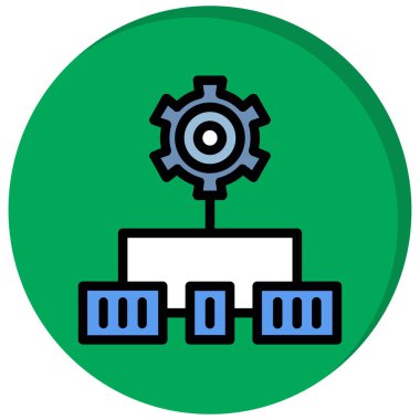 seo modern simgesinin vektör illüstrasyonu