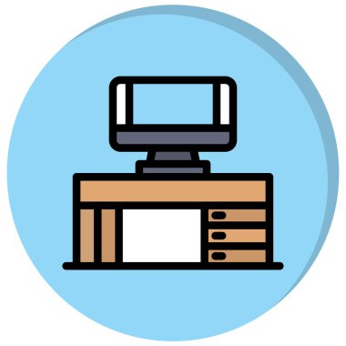 Ofis masası. Basit tasarım