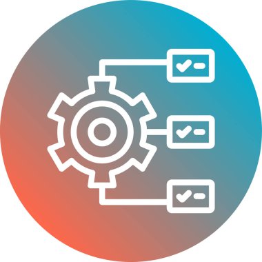 Seo simgesinin vektör illüstrasyonu