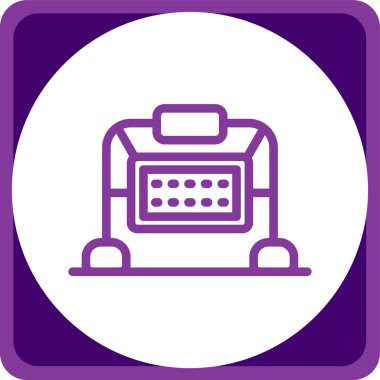 Modern b 'nin vektör illüstrasyonu eksik simgesi